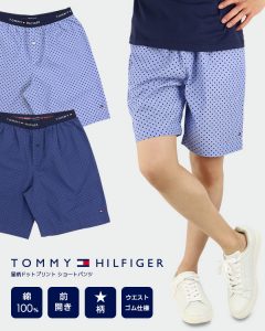 It becomes with the short pants of the pattern [TOMMY HILIGER (トミーヒルフィガー)]